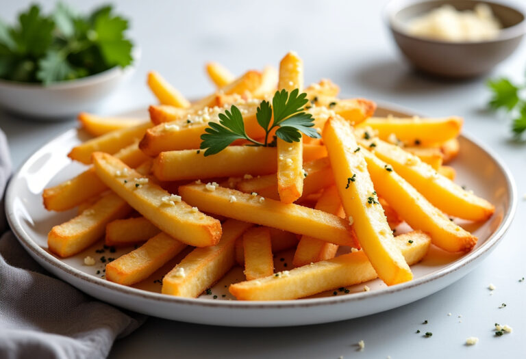 Delicious Crispy Air Fryer Seasoned French Fries recipe - step by step cooking guide