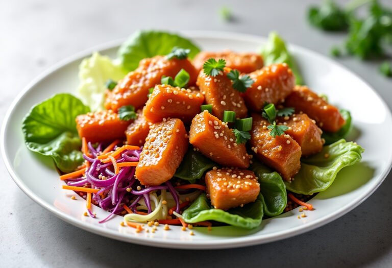 Delicious Crispy Asian Chicken Salad recipe - step by step cooking guide