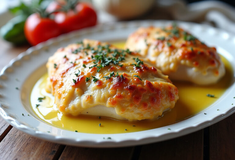 Delicious Garlic Parmesan Chicken Bake recipe - step by step cooking guide