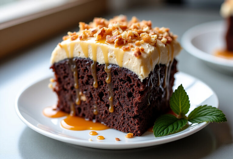 Delicious German Chocolate Poke Cake recipe - step by step cooking guide