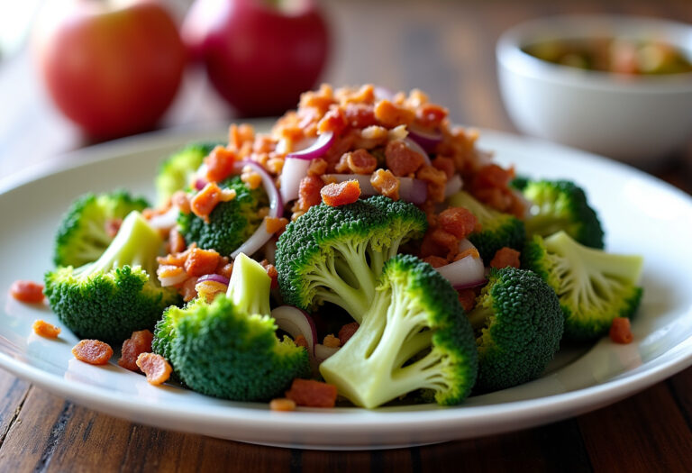 Delicious Honeycrisp Apple Broccoli Salad recipe - step by step cooking guide