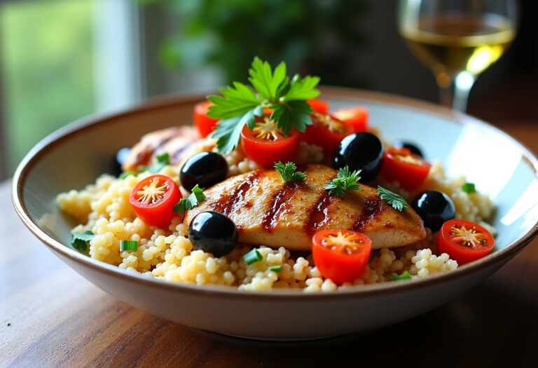 Delicious Mediterranean Chicken Bowl recipe - step by step cooking guide