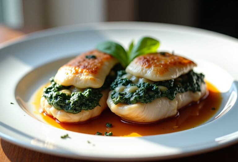 Delicious Spinach Stuffed Chicken recipe - step by step cooking guide