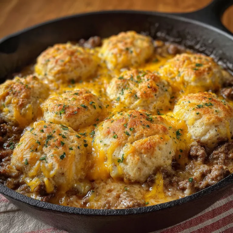 Cheesy Cheddar Hamburger Casserole Recipe