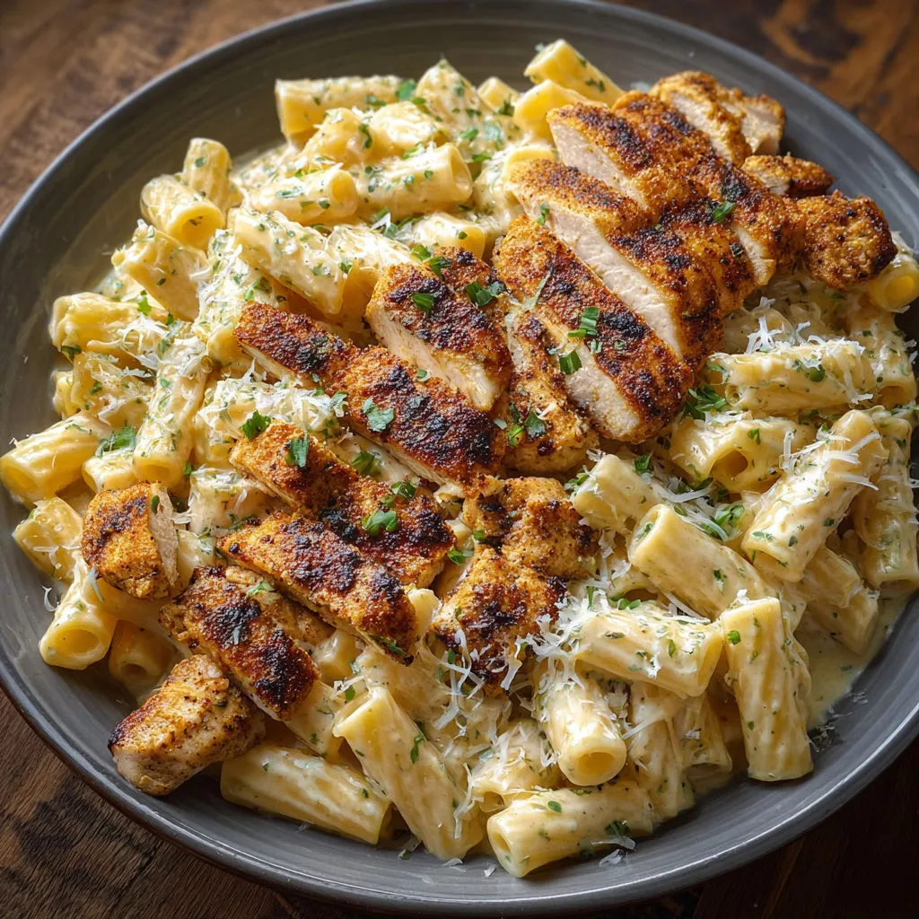 Creamy Cajun Rigatoni Alfredo Recipe