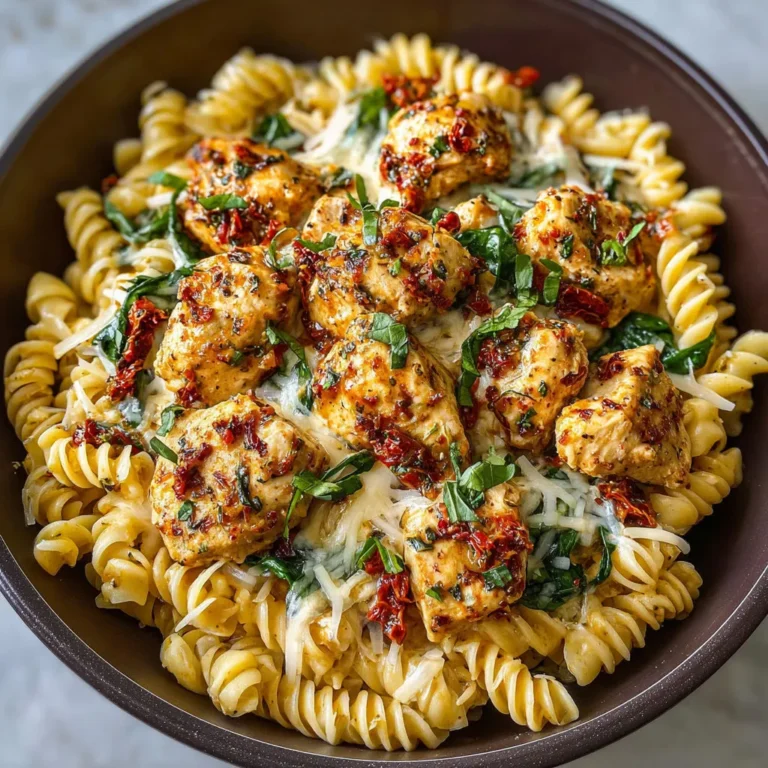 Creamy Tuscan Chicken Pasta with Cheese - Best Recipe