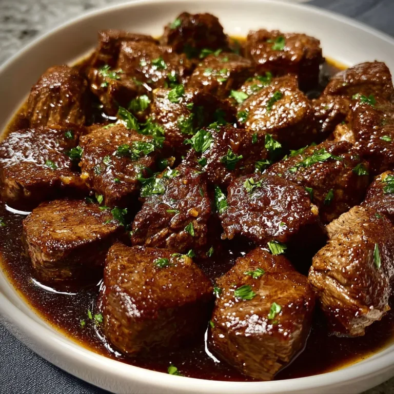 Easy Crockpot Steak Bites Recipe