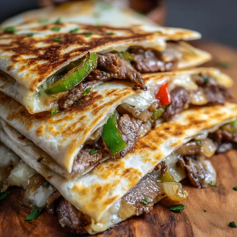 Philly Cheesesteak Quesadilla Recipe