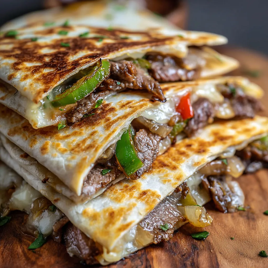 Philly Cheesesteak Quesadilla Recipe