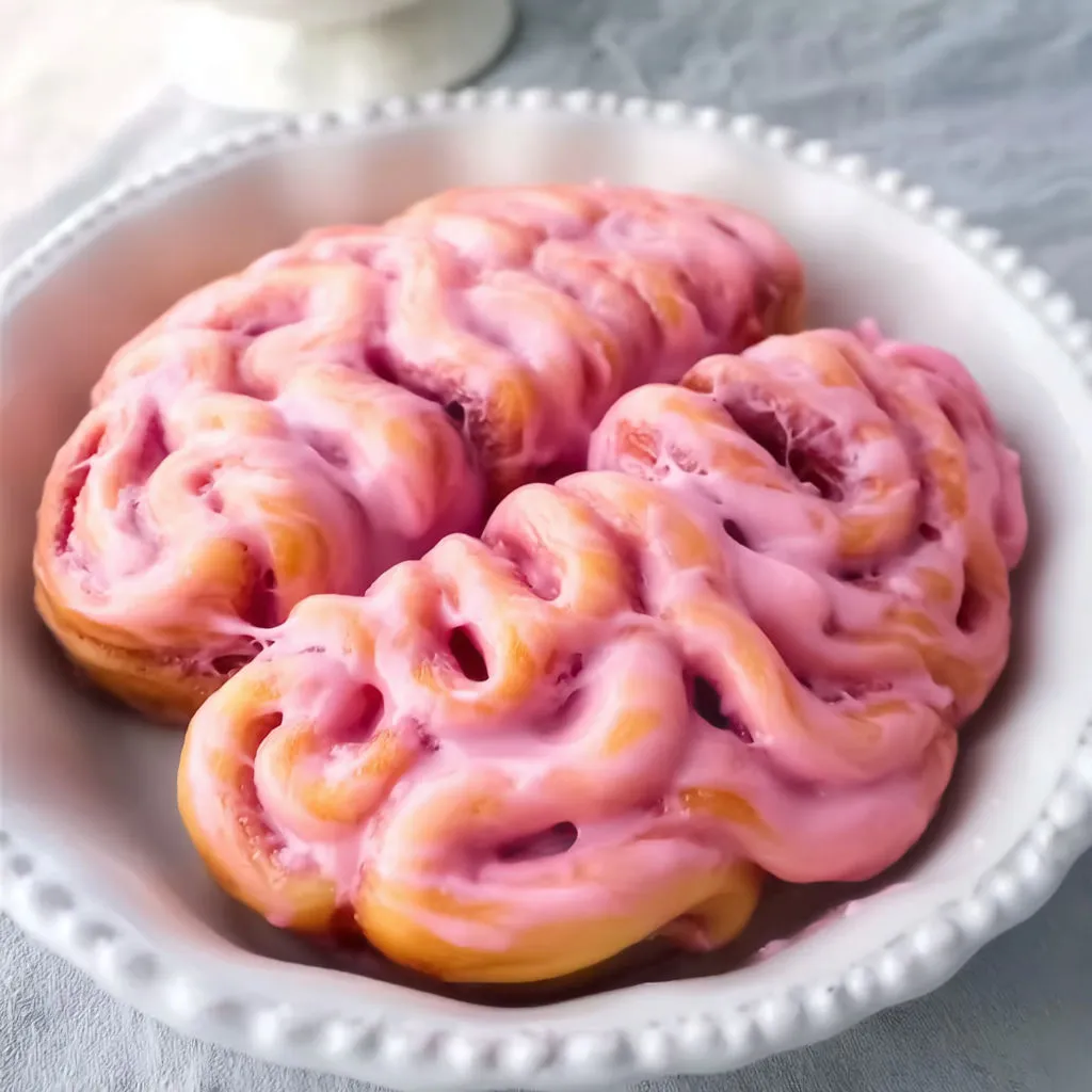 Spooky Halloween Cinnamon Roll Brains Recipe