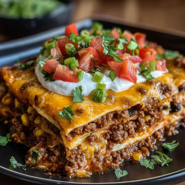 Ultimate Cheesy Taco Lasagna Bake Recipe