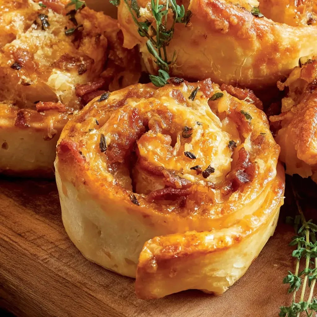 Cheesy Baked Turkey Rolls
