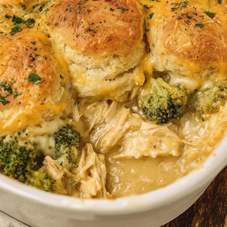Cheesy Broccoli Biscuit Casserole: Easy Family-Favorite Recipe