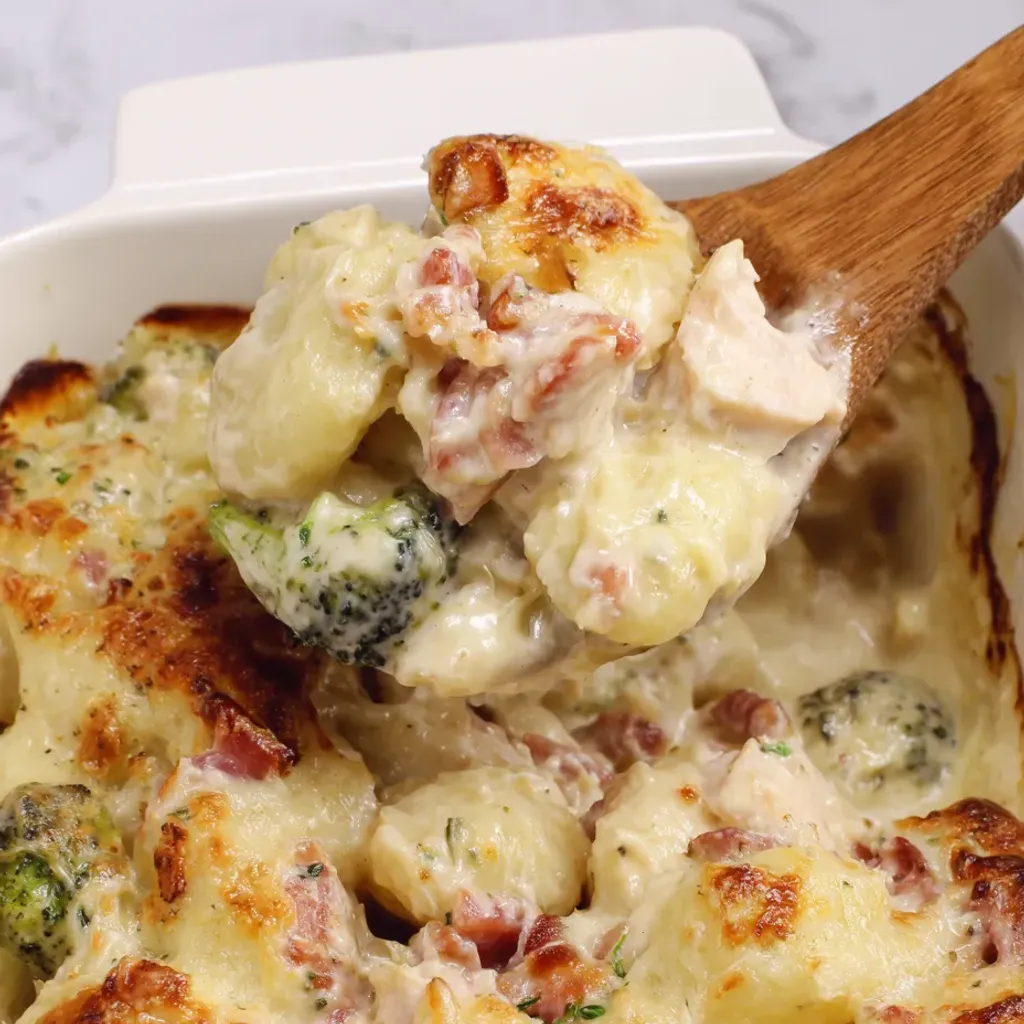 Cheesy Chicken Gnocchi Bake: Easy Alfredo Recipe
