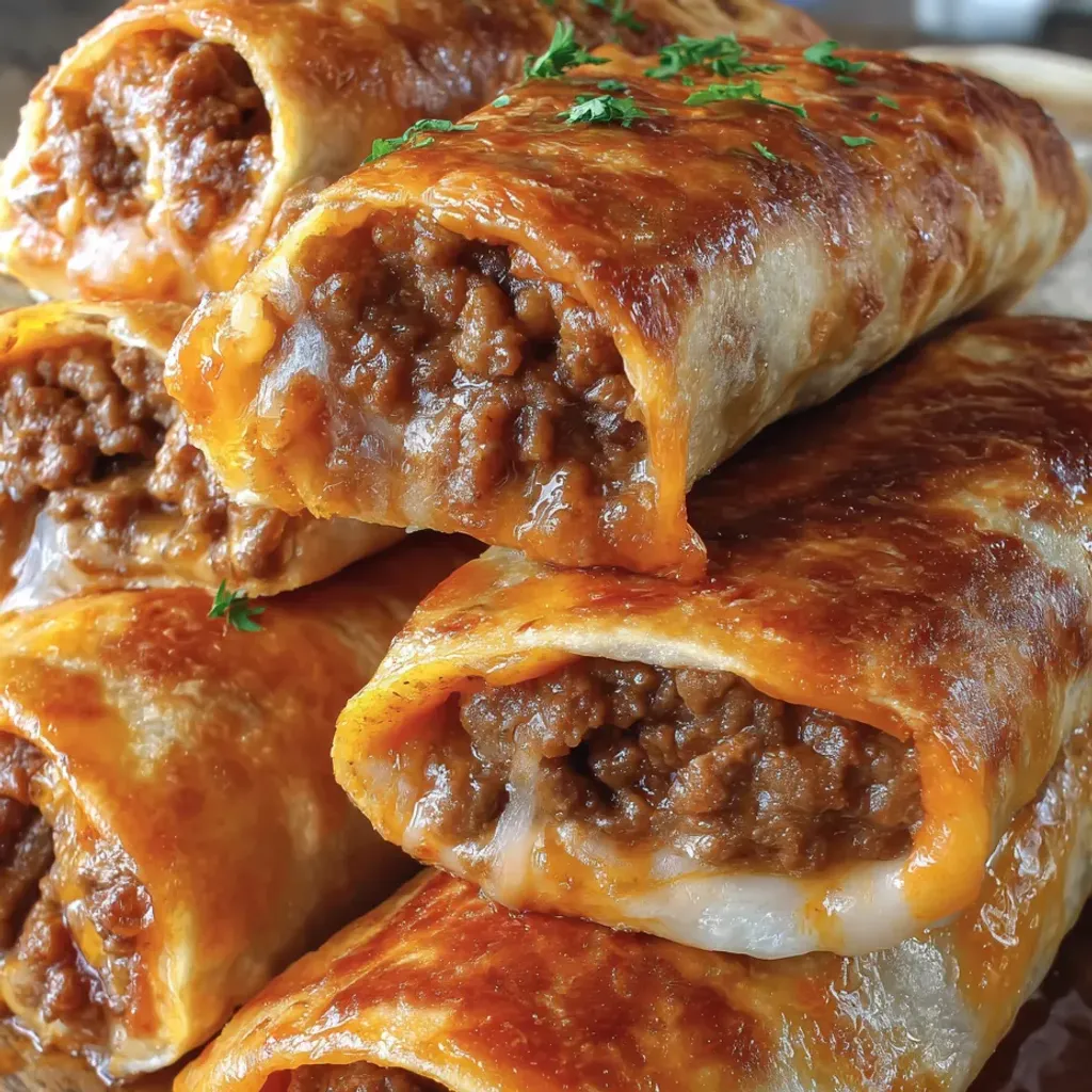 Cheesy Crispy Beef Chimichangas: A Mouthwatering Recipe