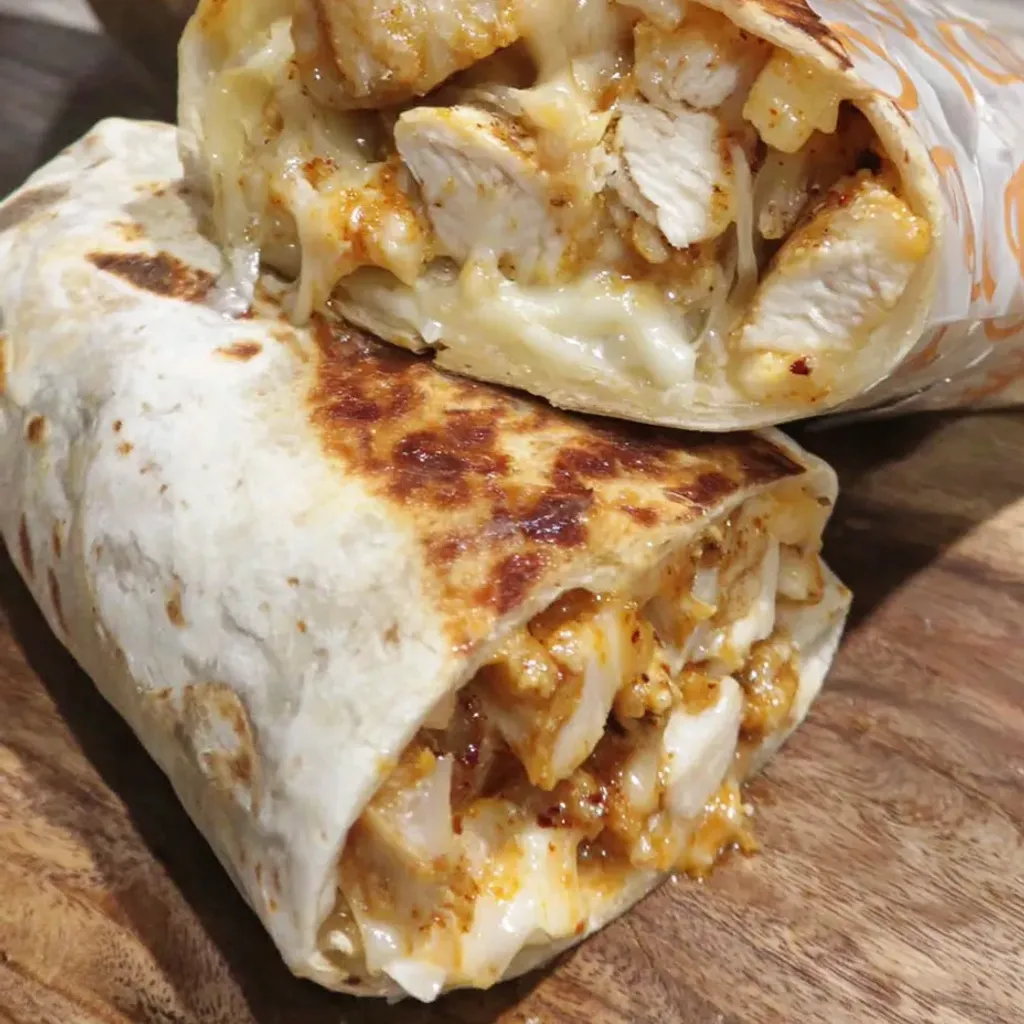 Cheesy Garlic Chicken Burritos: Easy Recipe