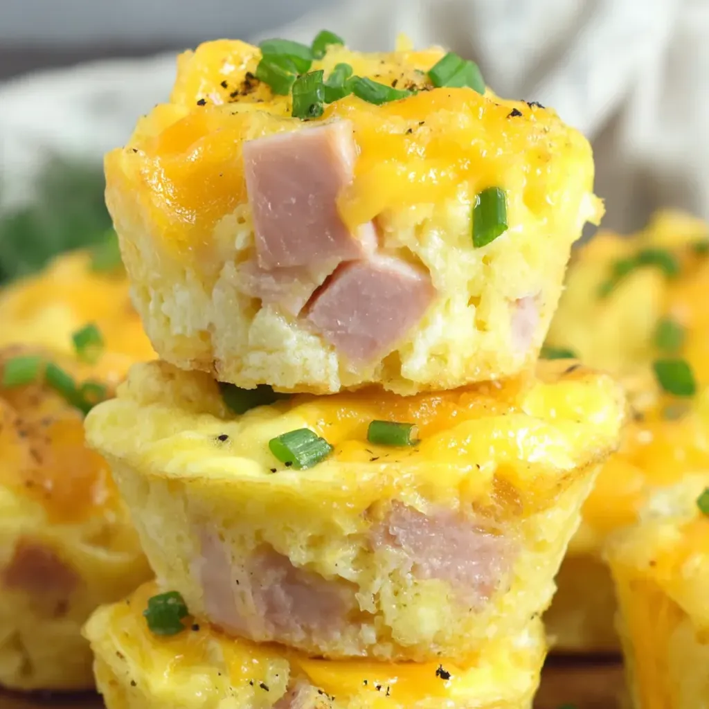 Cheesy Ham Egg Muffins: Simple Breakfast Recipe