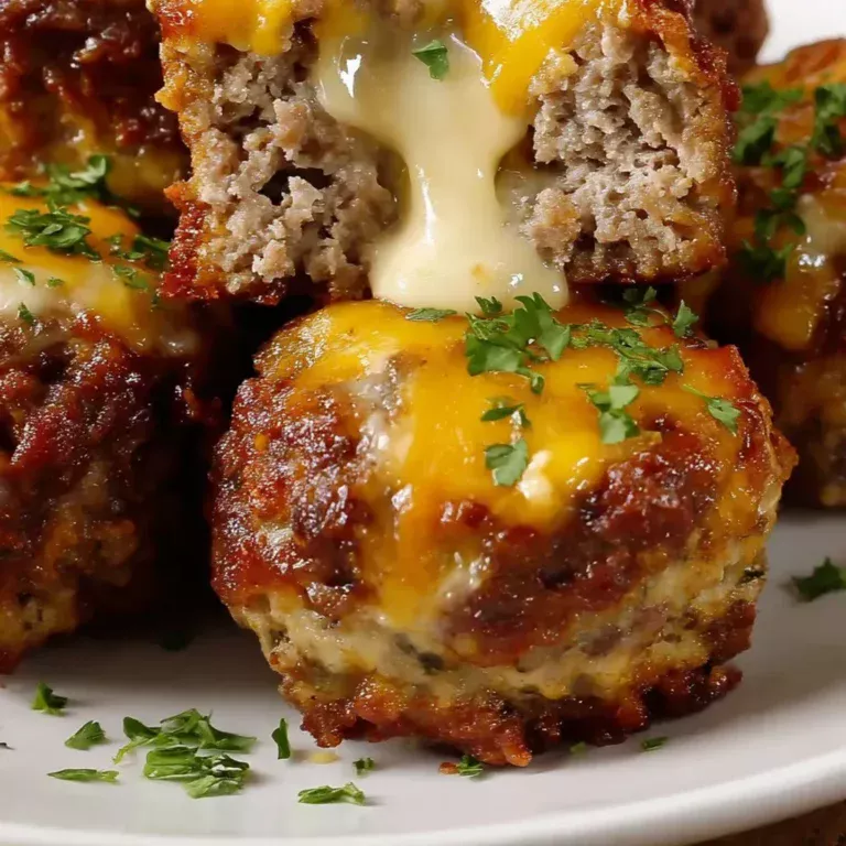 Cheesy Meatloaf Bites: Delicious Appetizer Recipe