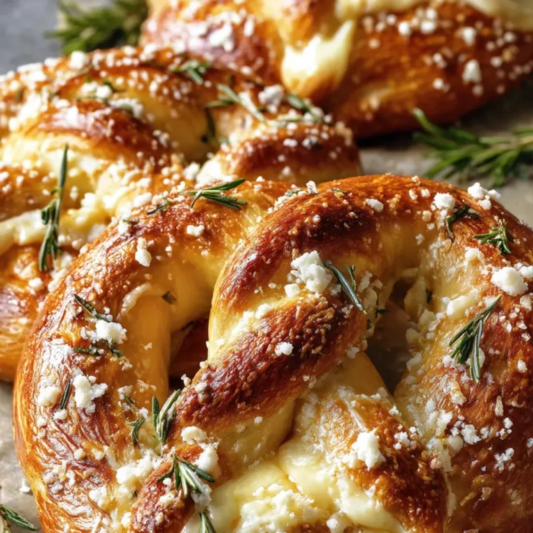 Cheesy Mozzarella Stuffed Soft Pretzels Recipe