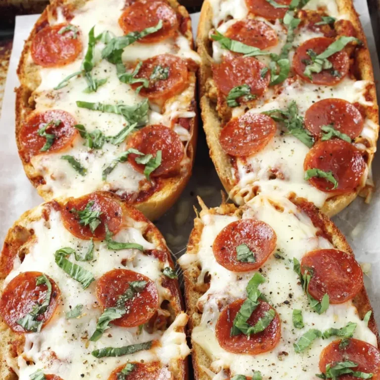 Cheesy Pepperoni Pizza Boats Recipe