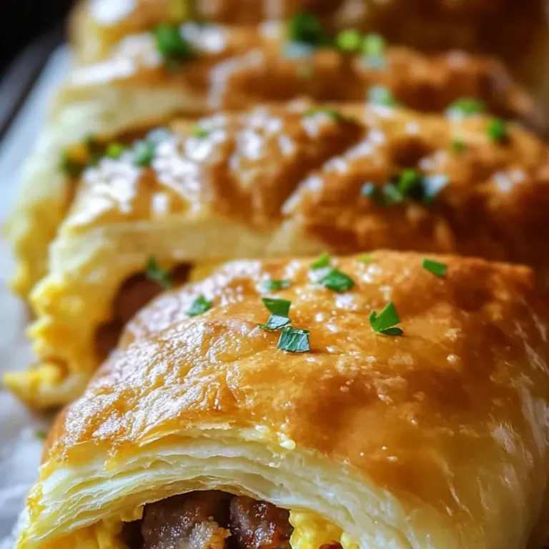 Cheesy Sausage and Egg Roll-Ups Recipe