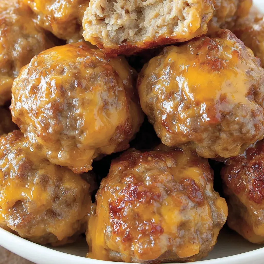 Cheesy Sausage Balls Recipe
