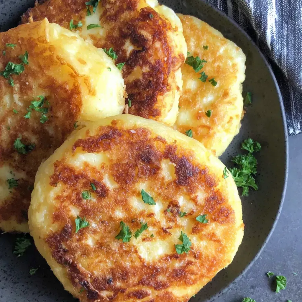 Cheesy Stuffed Potato Cakes: Crispy and Delicious Recipe