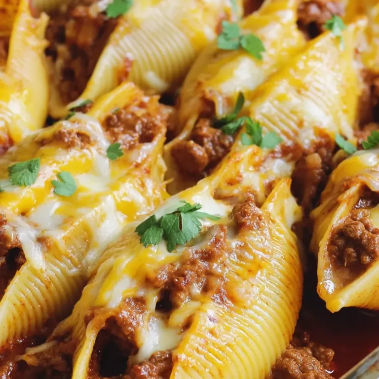 Cheesy Taco Stuffed Shells Recipe