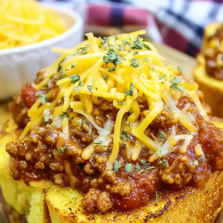 Classic Sloppy Joes on Texas Toast