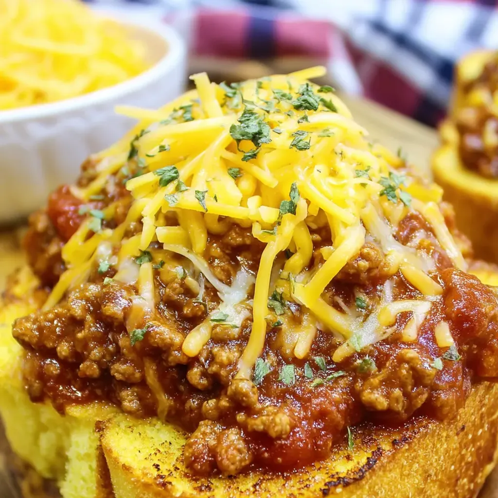 Classic Sloppy Joes on Texas Toast