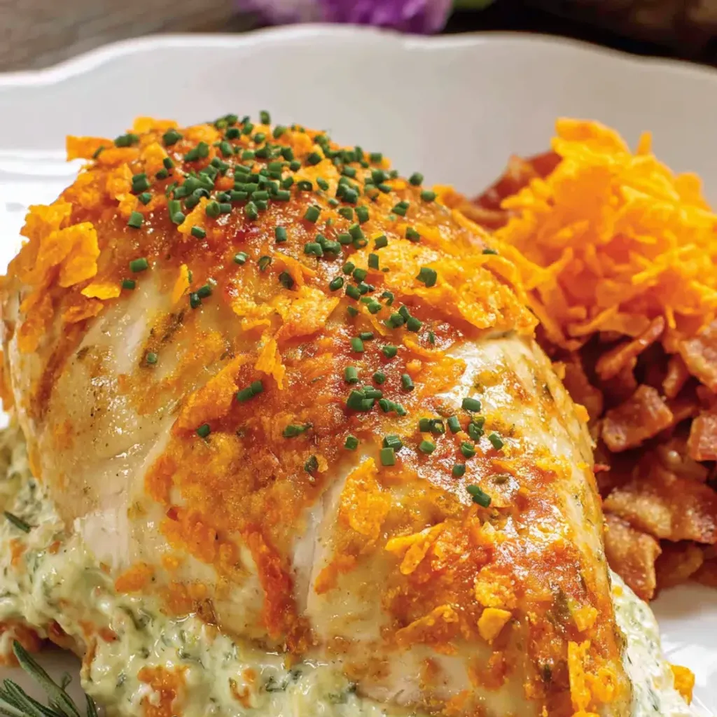 Cream Cheese Bacon Stuffed Doritos Chicken Recipe