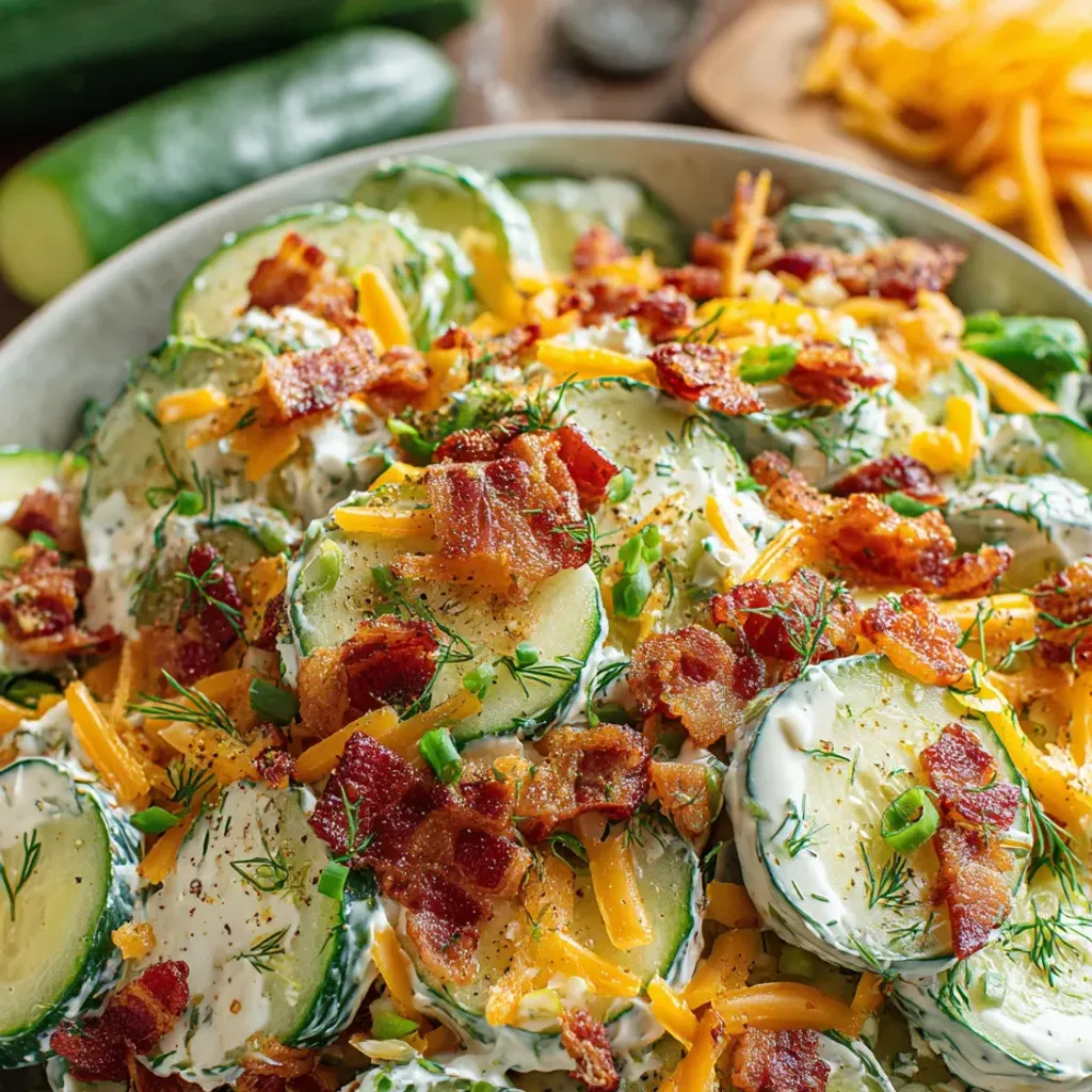 Creamy Cucumber Ranch Salad: Easy and Addictive