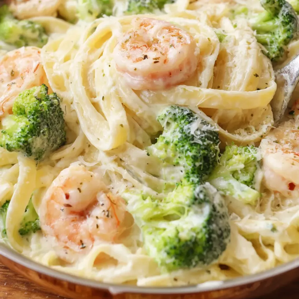 Creamy Shrimp Alfredo Pasta