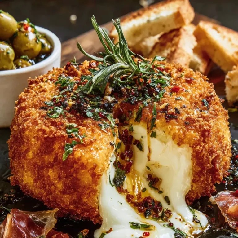 Crispy Fried Brie: Irresistible Appetizer with Pepper Honey