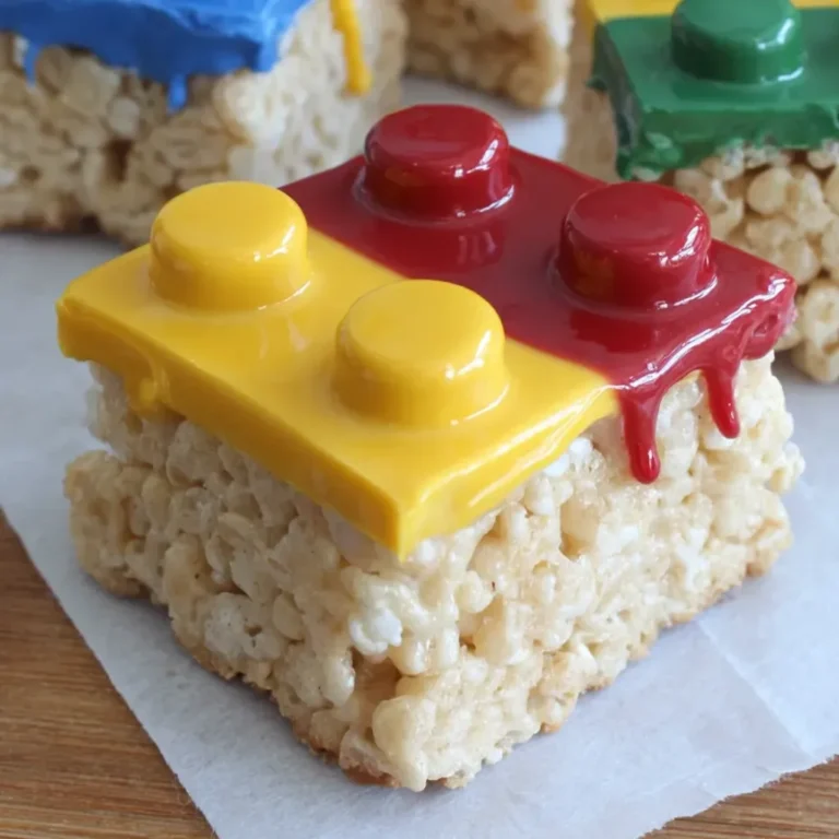 Crunchy Rice Krispies Treats with LEGO Minifigures