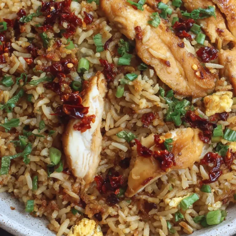 Delicious and Easy BBQ Chicken Fried Rice