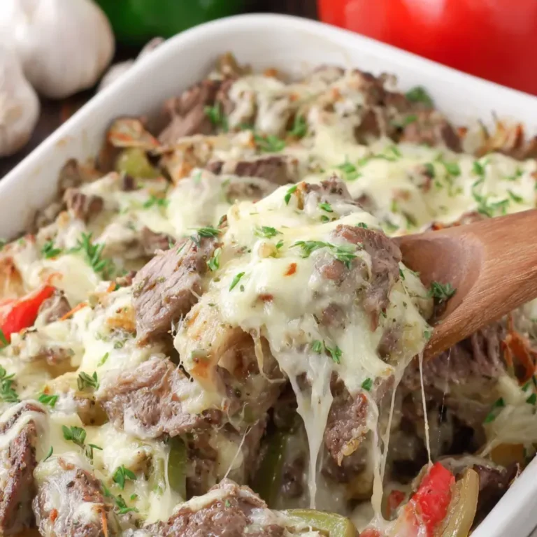 Delicious and Easy Philly Cheesesteak Casserole Recipe
