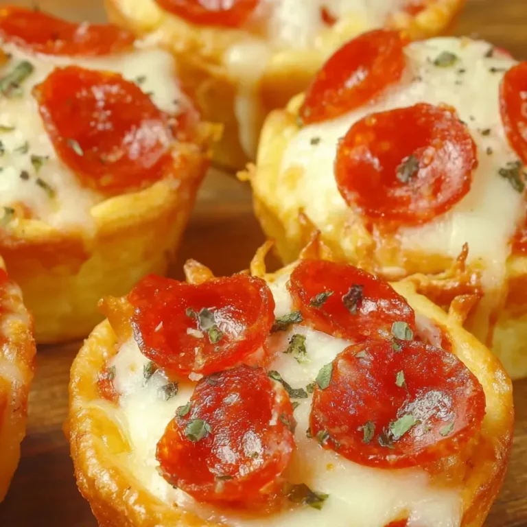 Delicious and Easy Pizza Cupcakes