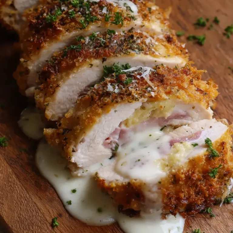 Delicious Chicken Cordon Bleu with Savory Sauce