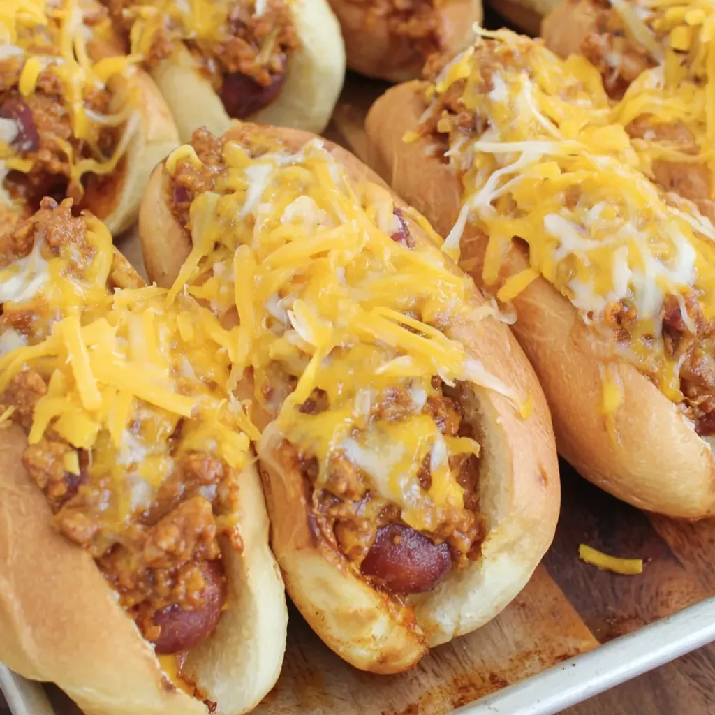 Delicious Homemade Chili Corn Dogs