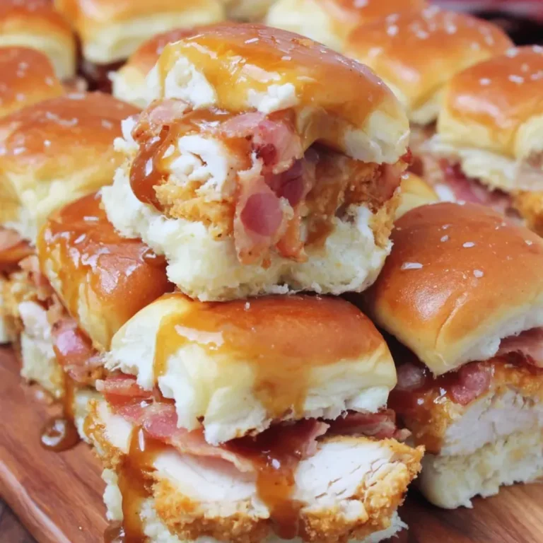 Delicious Maple Chicken Bacon Sliders