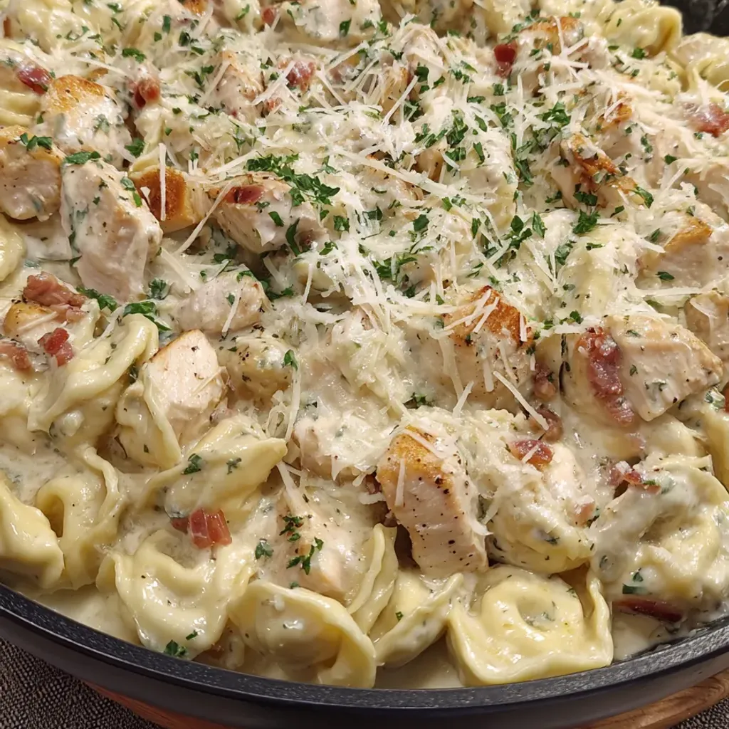 Delicious Parmesan Chicken Tortellini Recipe