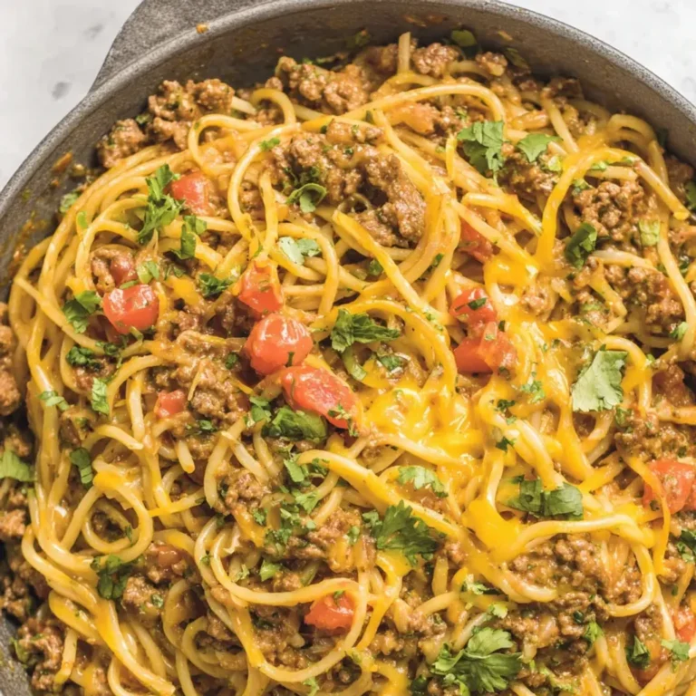 Delicious Taco Spaghetti: A Flavorful Fusion Dish