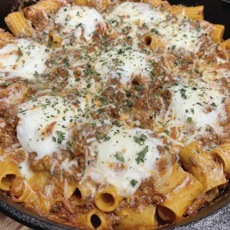 Easy One-Pan Skillet Lasagna