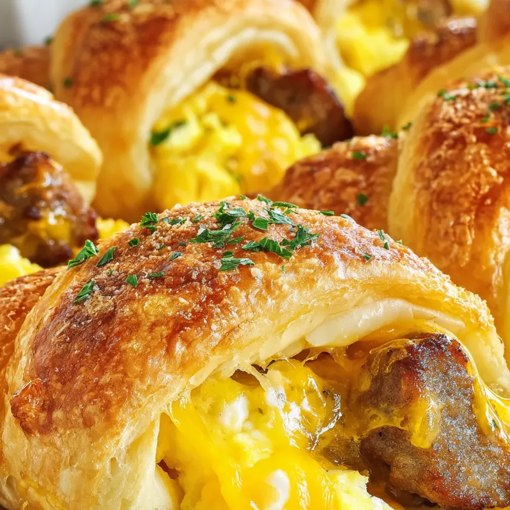 Fluffy Breakfast Crescent Rolls Recipe