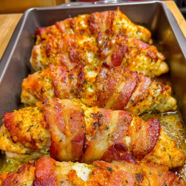 Garlic Chicken Wrapped in Bacon