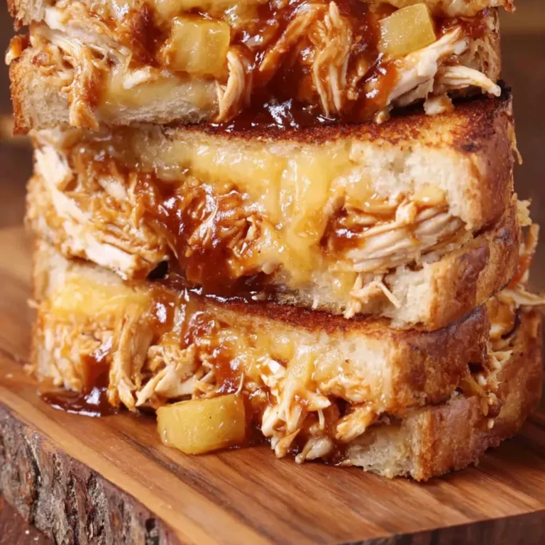 Grilled BBQ Chicken Pineapple Sandwich