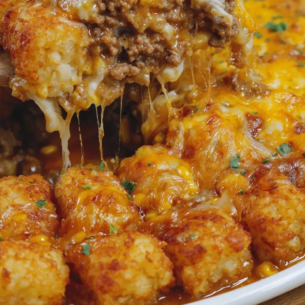 Hearty Cowboy Beef and Bean Casserole