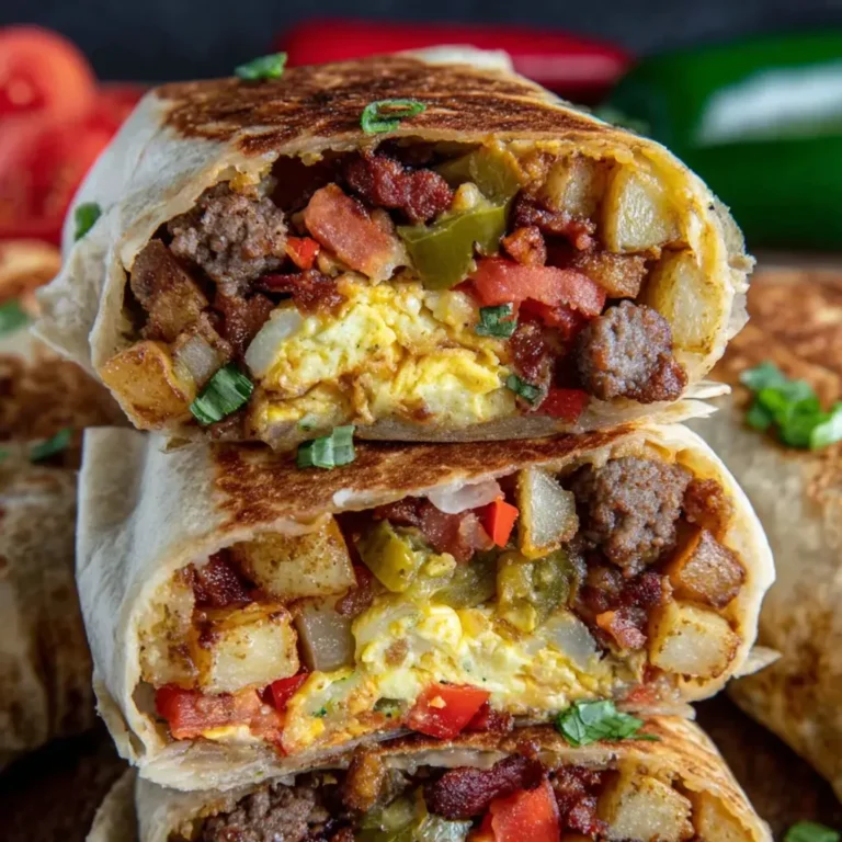 Hearty Cowboy Breakfast Burrito Recipe