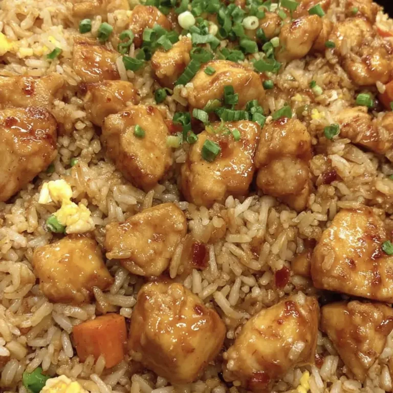Homemade Orange Chicken Fried Rice Recipe